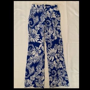 Lilly Pulitzer Cotton Pants with Pockets size XS
